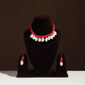 Buy Handmade Thread Braided Shell Necklace Set