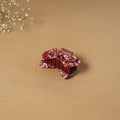 Red - handmade women’s bow hair claw clip 04 - handcrafted