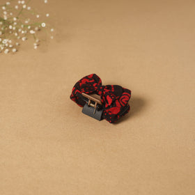Red - handmade women’s bow hair claw clip 28 - handcrafted