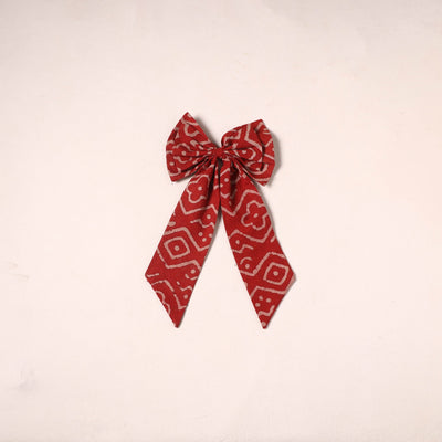 Handmade women’s bow hair clip 02 - handcrafted