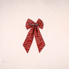 Handmade women’s bow hair clip 02 - handcrafted
