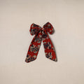 Red - handmade women’s bow hair clip 115 - handcrafted