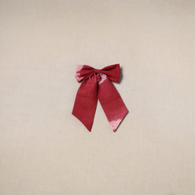 Red - handmade women’s bow hair clip 124 - handcrafted