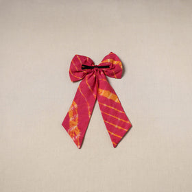 Red - handmade women’s bow hair clip 127 - handcrafted