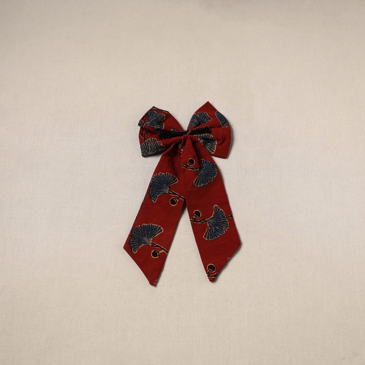 Handmade women’s bow hair clip 43 - handcrafted