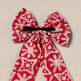 Handmade women’s bow hair clip 44 - handcrafted