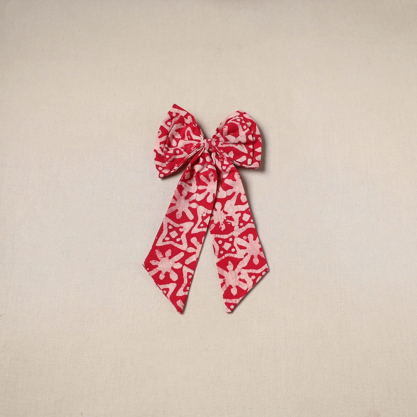 Handmade women’s bow hair clip 44 - handcrafted