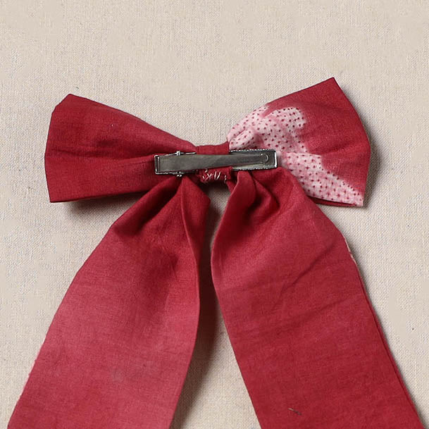 Handmade women’s bow hair clip 50 - handcrafted