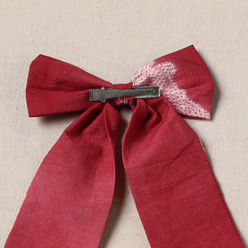 Handmade women’s bow hair clip 50 - handcrafted