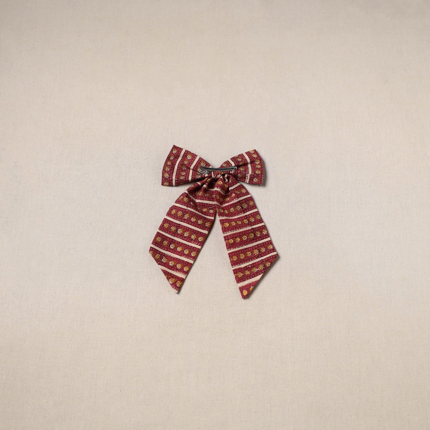 Handmade women’s bow hair clip 52 - handcrafted