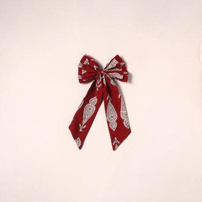 Handmade women’s bow hair clip 53 - handcrafted