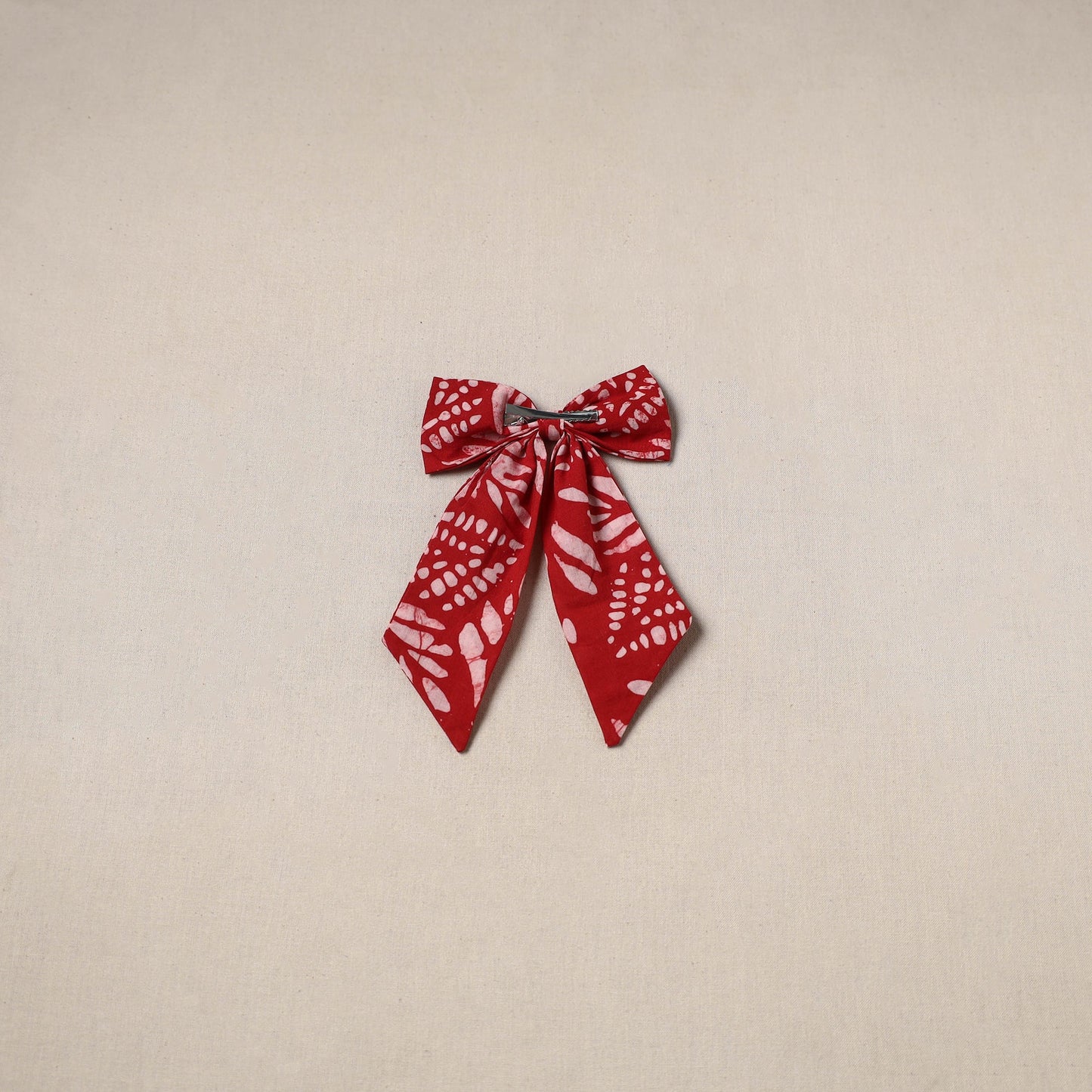 Handmade women’s bow hair clip 53 - handcrafted