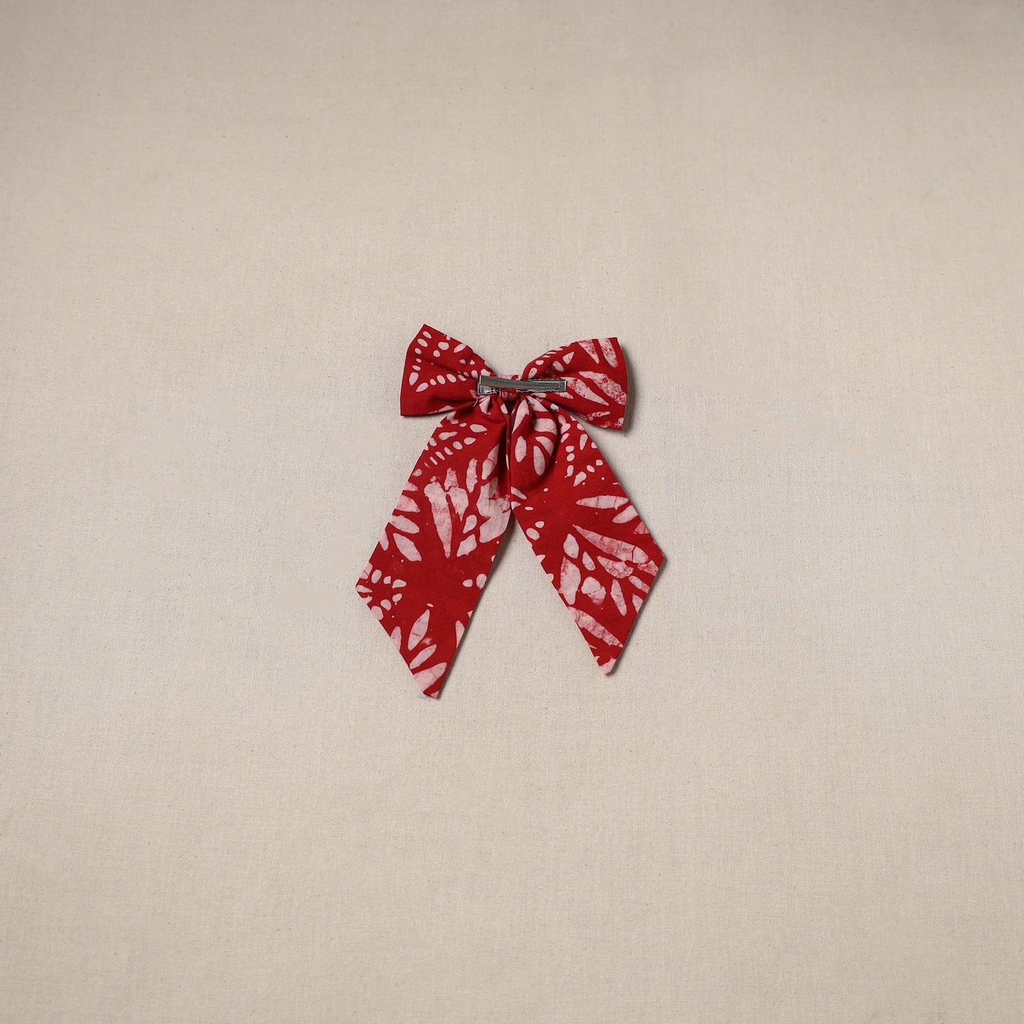 Handmade women’s bow hair clip 60 - handcrafted