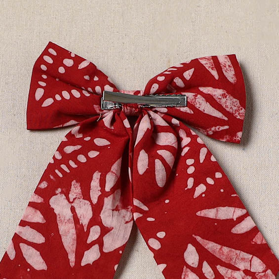 Handmade women’s bow hair clip 60 - handcrafted