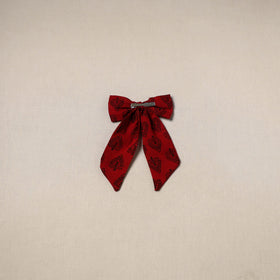 Handmade women’s bow hair clip 66 - handcrafted
