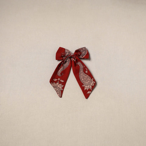 Handmade women’s bow hair clip 67 - handcrafted