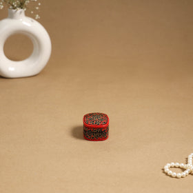 Red - handpainted paper mache multipurpose box 02