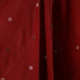 Red - handspun handloom natural dyed cotton buti srikakulam