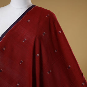 Red - handspun handloom natural dyed cotton buti srikakulam