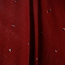 Red - handspun handloom natural dyed cotton buti srikakulam