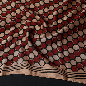 Buy Handwoven Block Art Print Chanderi Silk Bindaas Stole