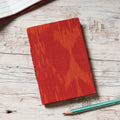  Ikat Fabric Cover Handmade Paper Notebook 