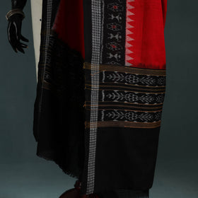 Ikat handloom cotton sambalpuri dupatta 02 - handcrafted