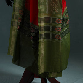 Ikat handloom cotton sambalpuri dupatta 03 - handcrafted
