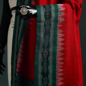 Ikat handloom cotton sambalpuri dupatta 04 - handcrafted