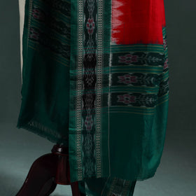 Ikat handloom cotton sambalpuri dupatta 04 - handcrafted