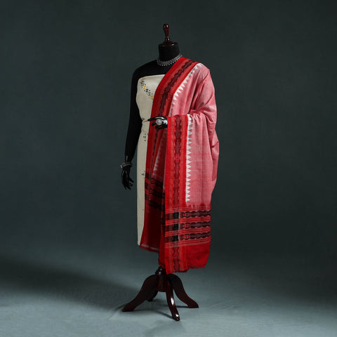 Ikat handloom cotton sambalpuri dupatta 06 - handcrafted
