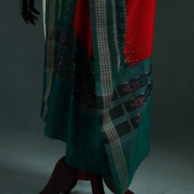 Ikat handloom cotton sambalpuri dupatta 07 - handcrafted