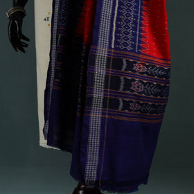 Ikat handloom cotton sambalpuri dupatta 08 - handcrafted