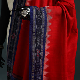 Ikat handloom cotton sambalpuri dupatta 12 - handcrafted