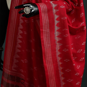 Ikat handloom cotton sambalpuri dupatta 17 - handcrafted