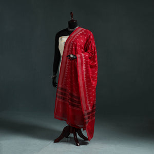 Ikat handloom cotton sambalpuri dupatta 17 - handcrafted