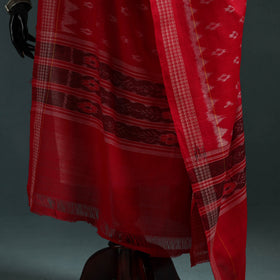 Ikat handloom cotton sambalpuri dupatta 17 - handcrafted