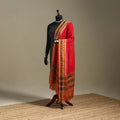 Red - ikat handloom cotton sambalpuri dupatta 20
