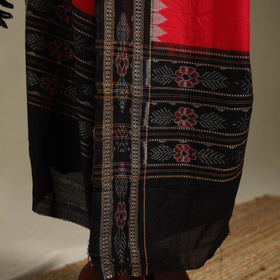 Red - ikat handloom cotton sambalpuri dupatta 21