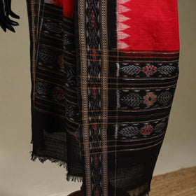 Red - ikat handloom cotton sambalpuri dupatta 25