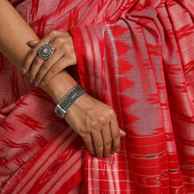 Buy Pink Ikat Handloom Cotton Sambalpuri Saree