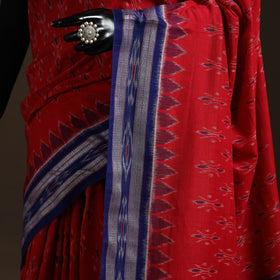 Ikat handloom cotton sambalpuri saree 06 - handcrafted