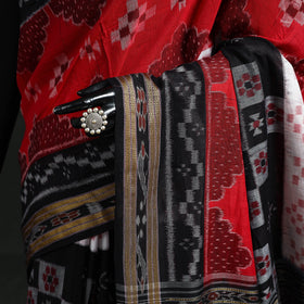 Ikat handloom cotton sambalpuri saree 07 - handcrafted