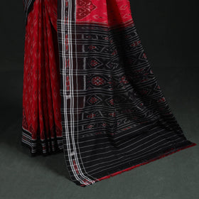 Ikat handloom cotton sambalpuri saree 44 - handcrafted