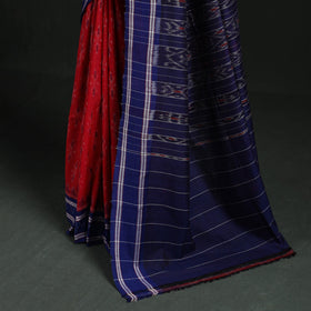 Ikat handloom cotton sambalpuri saree 59 - handcrafted