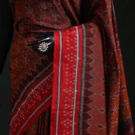 Ikat handloom cotton sambalpuri saree 62 - handcrafted