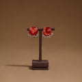 Isha ghungroo work fabart handmade earrings - handcrafted