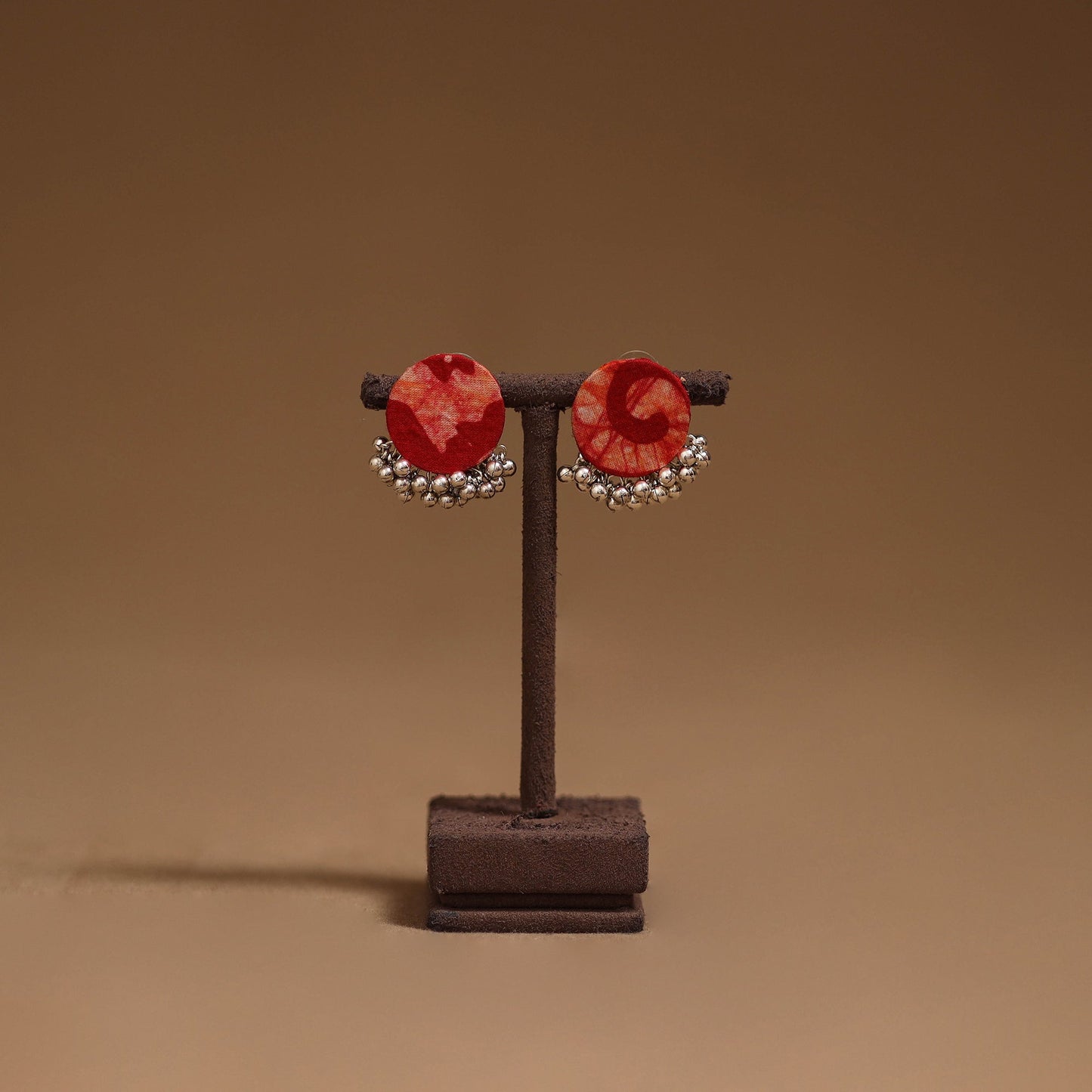 Isha ghungroo work fabart handmade earrings - handcrafted