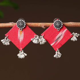  Ishrah Handcrafted GS Fabart Earrings