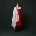 Jacquard cotton 2pc unstitched dress material with earrings